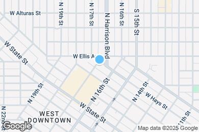Map image of the property - 1621 W Hays St