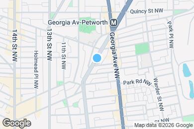 Map image of the property - 3601 New Hampshire Ave NW