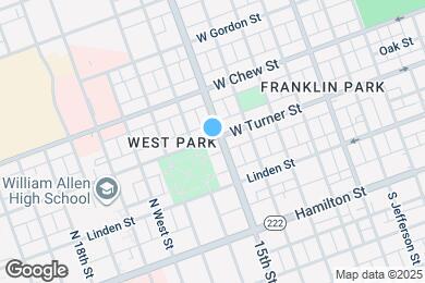 Map image of the property - 1501 W Turner St