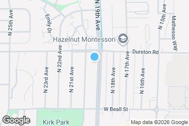 Map image of the property - 513 N 19th Ave