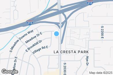 Map image of the property - 6662 S Highland Dr