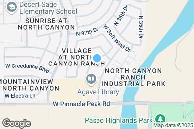 Map image of the property - 3618 W Creedance Blvd