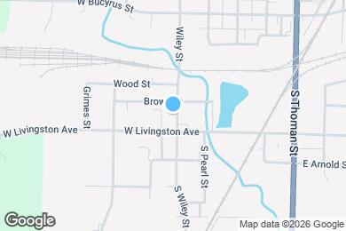 Map image of the property - 418 S Wiley St