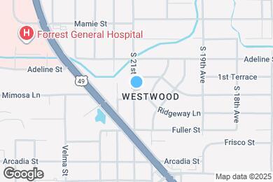 Map image of the property - 608 S 21st Ave