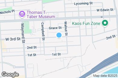 Map image of the property - 725 W 3rd St