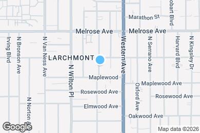 Map image of the property - 522 1/2 N St Andrews Pl