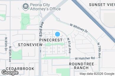 Map image of the property - 8173 W Purdue Ave