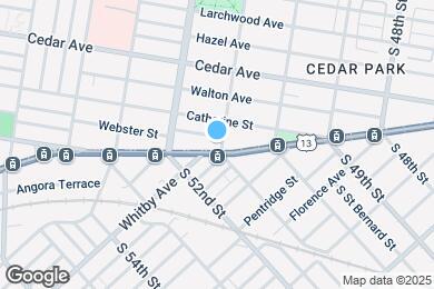 Map image of the property - 5101 Baltimore Ave