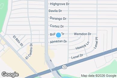 Map image of the property - 3739 Almazan Dr
