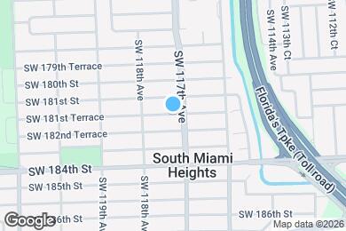 Map image of the property - 11710 SW 181st Ter