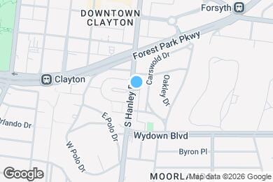 Map image of the property - 422 S Hanley Rd