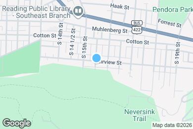 Map image of the property - 1524 Fairview St