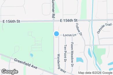 Map image of the property - 15447 Wandering Way