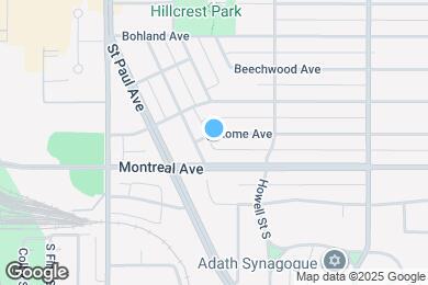 Map image of the property - 1966 Rome Ave