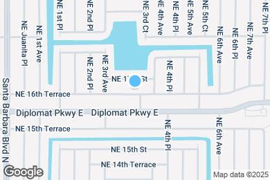 Map image of the property - 327 NE 16th Terrace