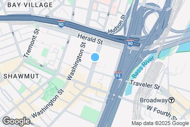 Map image of the property - 350 Harrison Ave