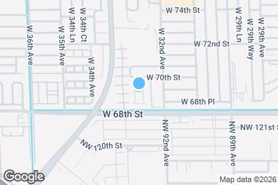 Map image of the property - 3254 W 70th St
