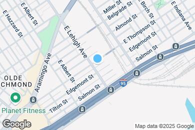 Map image of the property - 2635 E Lehigh Ave