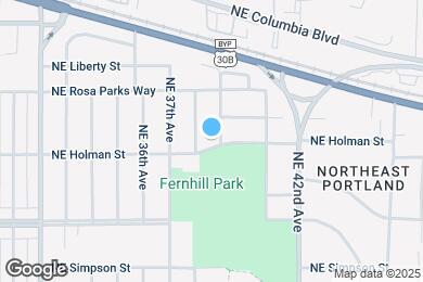 Map image of the property - 3827 NE Holman St