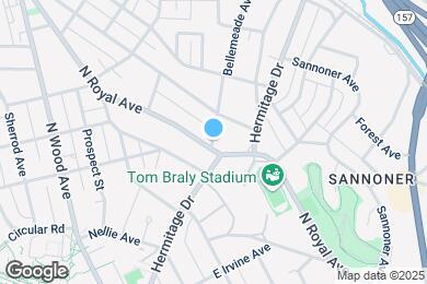 Map image of the property - 798 N Royal Ave