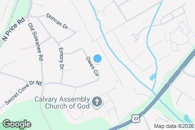 Map image of the property - 1241 Owen Cir