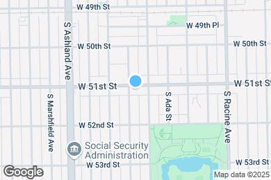 Map image of the property - 1419 W 51st St