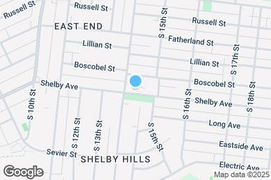 Map image of the property - 1415 Shelby Ave