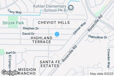 Map image of the property - 6121 N Haven Dr