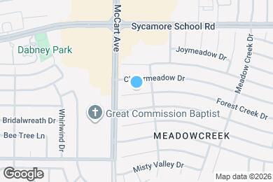 Map image of the property - 3316 Forest Creek Dr