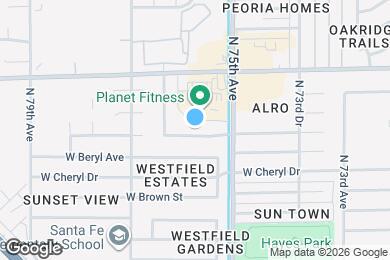 Map image of the property - 7570 W Comet Ave