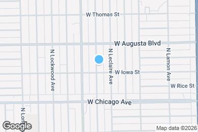 Map image of the property - 917 N Leamington Ave