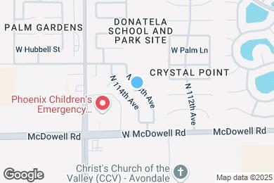 Map image of the property - 1722 N 113th Ave