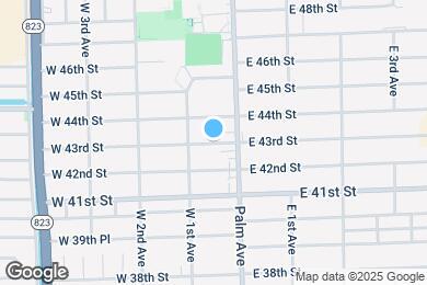 Map image of the property - 43 W 43rd St