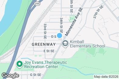 Map image of the property - 405 34th St SE