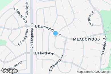 Map image of the property - 15616 E Eldorado Dr