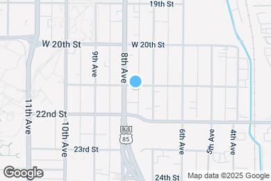 Map image of the property - 720 21st Street