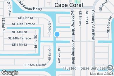 Map image of the property - 1424 SE 6th Ave