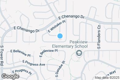 Map image of the property - 19155 E Bellewood Dr