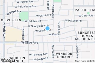 Map image of the property - 5523 W Mission Ln