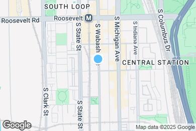 Map image of the property - 1378 S Wabash Ave