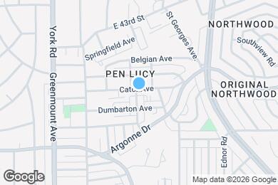 Map image of the property - 803 Cator Ave