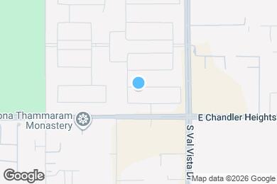 Map image of the property - 1461 E San Carlos Way