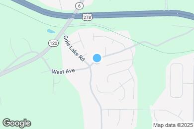 Map image of the property - 1025 West Ave