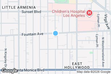 Map image of the property - 1261 N Berendo St