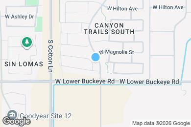 Map image of the property - 16940 W Magnolia St