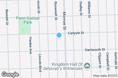 Map image of the property - 3737 Roosevelt St