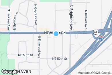 Map image of the property - 5131 N Lister Ave