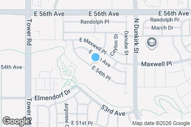Map image of the property - 19063 E 54th Pl