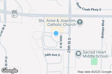 Map image of the property - Whispering Creek Apartments