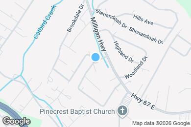 Map image of the property - 105 Mountain View Dr